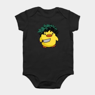 Deku Duck with knife! Baby Bodysuit